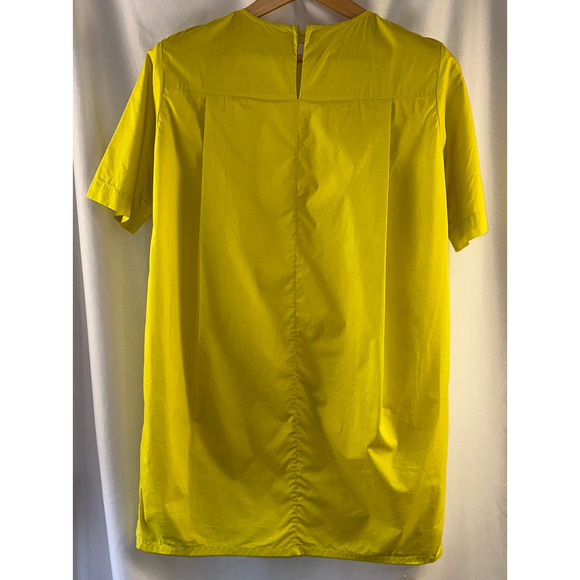 Maria McManus Mini Cocoon Dress Lemongrass Voile Sz XS Shift Tunic Yellow $590 - Picture 13 of 15